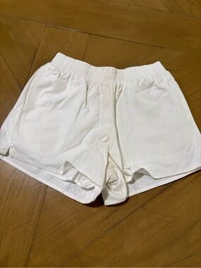 art class Cream Elastic-Waist Girls' Casual Shorts